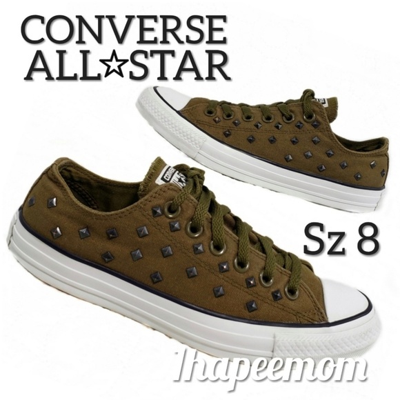 Converse Shoes - Converse Studded Low Top Sneakers Sz 8